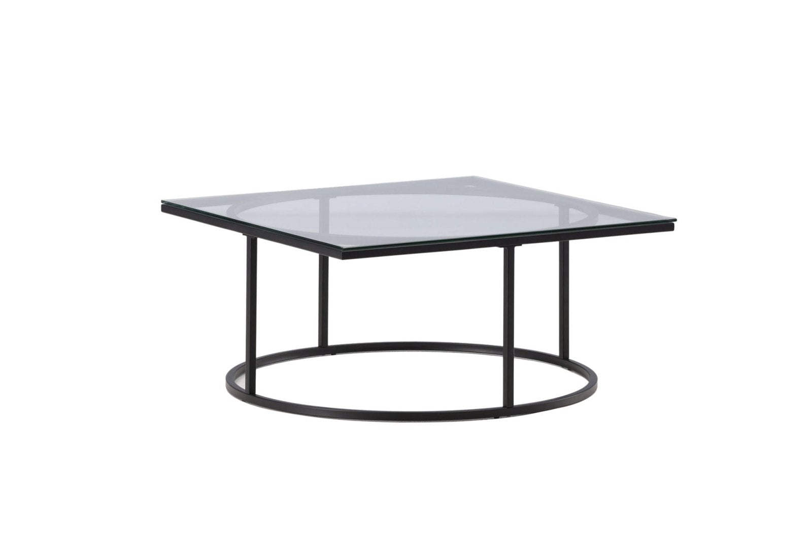 Furniture Fashion Skanör Soffbord 90x90, Svart - Azalea Home