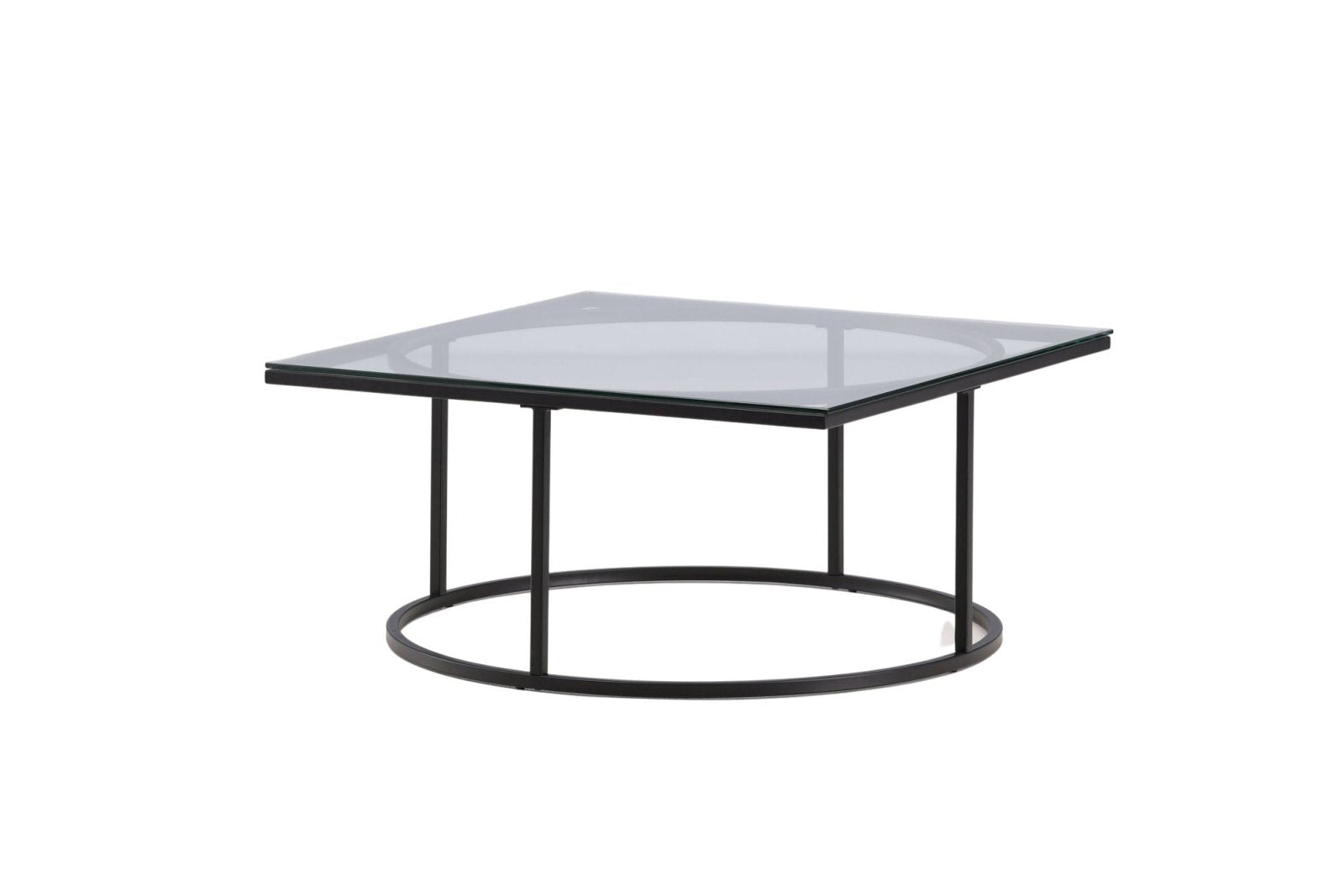 Furniture Fashion Skanör Soffbord 90x90, Svart - Azalea Home