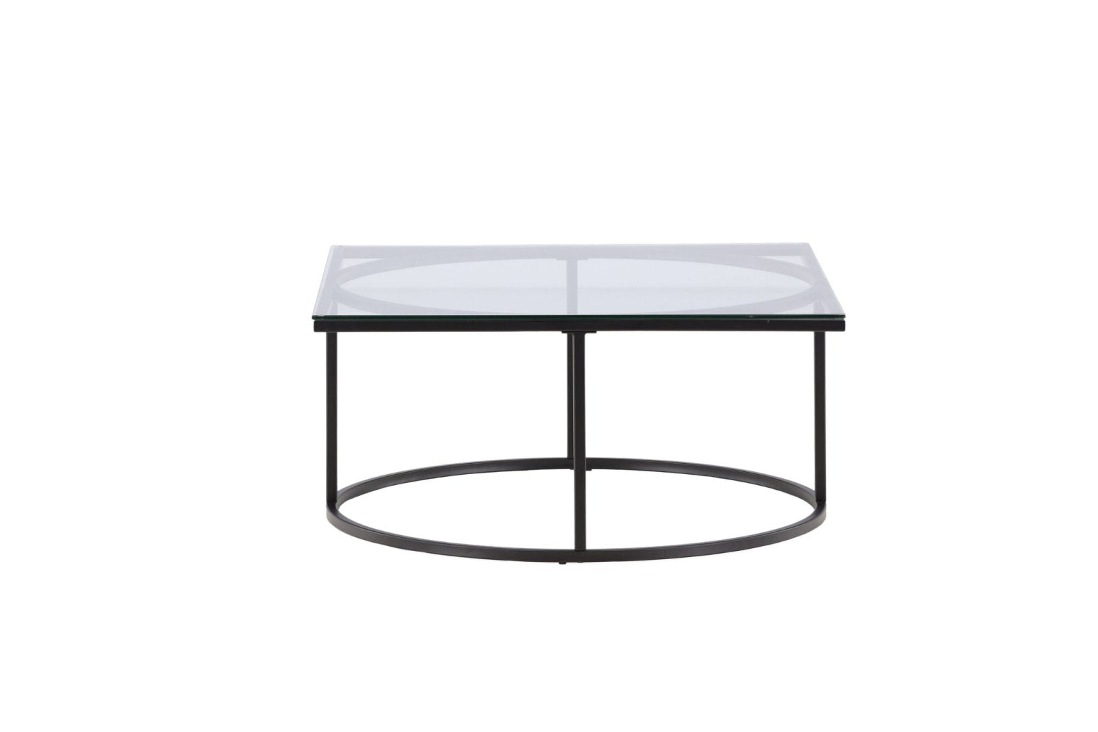Furniture Fashion Skanör Soffbord 90x90, Svart - Azalea Home