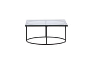 Furniture Fashion Skanör Soffbord 90x90, Svart - Azalea Home