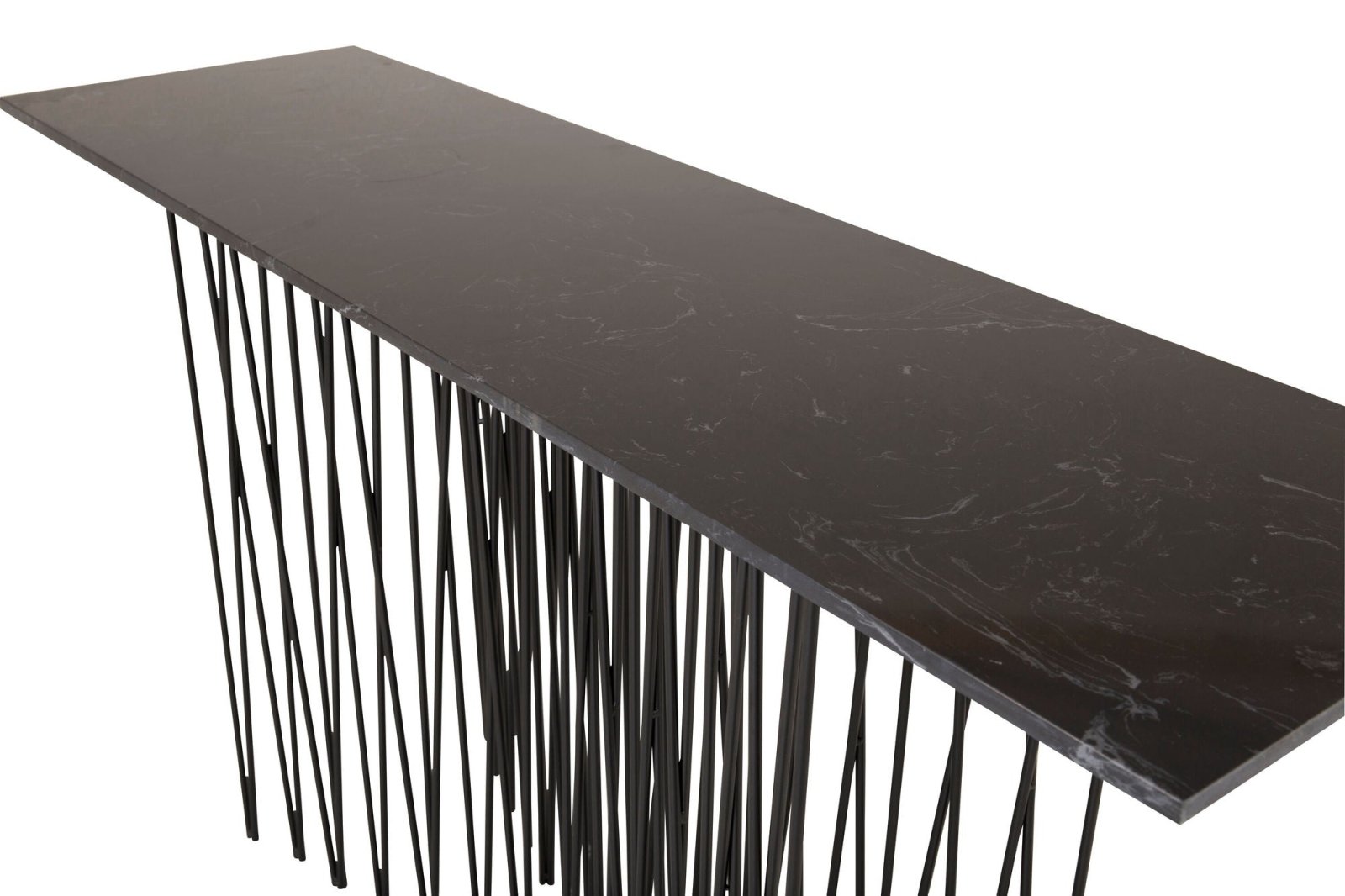 Furniture Fashion Stone Avlastningsbord, Svart - Azalea Home