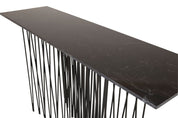 Furniture Fashion Stone Avlastningsbord, Svart - Azalea Home