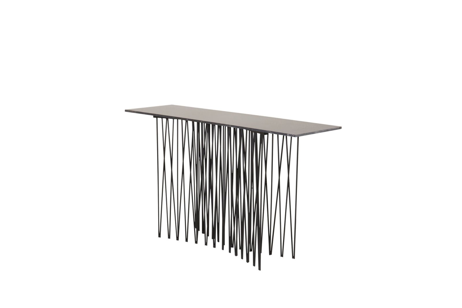 Furniture Fashion Stone Avlastningsbord, Svart - Azalea Home