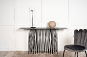 Furniture Fashion Stone Avlastningsbord, Svart - Azalea Home