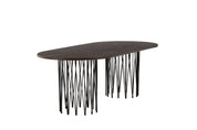 Furniture Fashion Stone Matbord 100x220, Brun - Azalea Home
