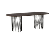 Furniture Fashion Stone Matbord 100x220, Brun - Azalea Home