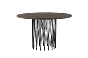 Furniture Fashion Stone Matbord Ø120, Brun - Azalea Home