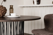 Furniture Fashion Stone Matbord Ø120, Brun - Azalea Home