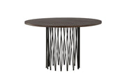 Furniture Fashion Stone Matbord Ø120, Brun - Azalea Home