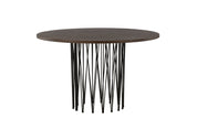 Furniture Fashion Stone Matbord Ø120, Brun - Azalea Home