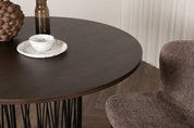 Furniture Fashion Stone Matbord Ø120, Brun - Azalea Home