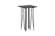 Furniture Fashion Stone Sidobord 40 x 40 cm, Svart - Azalea Home
