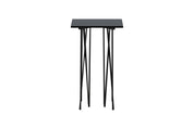 Furniture Fashion Stone Sidobord 40 x 40 cm, Svart - Azalea Home