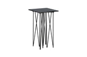 Furniture Fashion Stone Sidobord 40 x 40 cm, Svart - Azalea Home