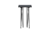 Furniture Fashion Stone Sidobord 40 x 40 cm, Svart - Azalea Home
