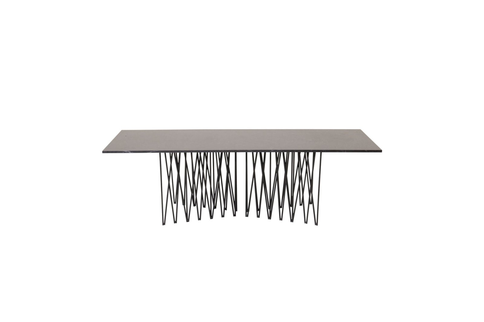 Furniture Fashion Stone Soffbord 60 x 140 cm, Svart - Azalea Home
