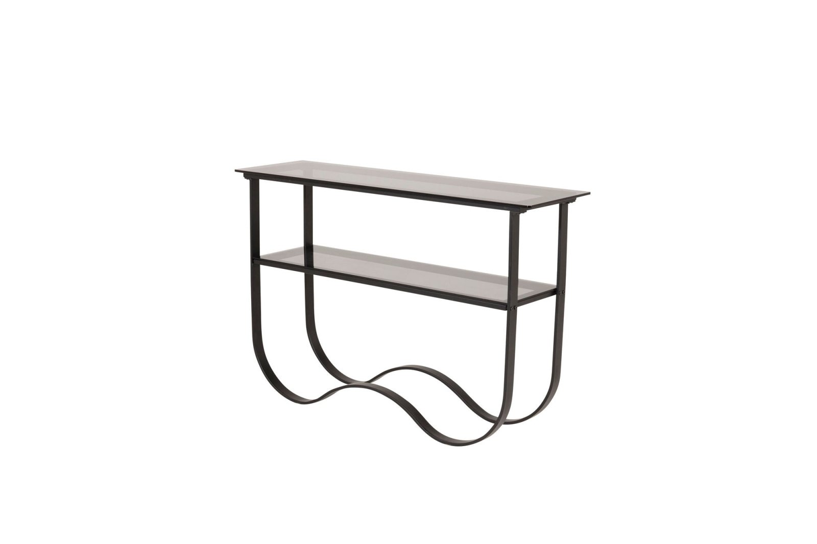 Furniture Fashion Wavy Avlastningsbord, Svart - Azalea Home