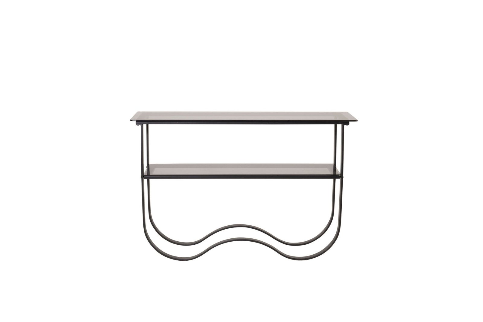 Furniture Fashion Wavy Avlastningsbord, Svart - Azalea Home