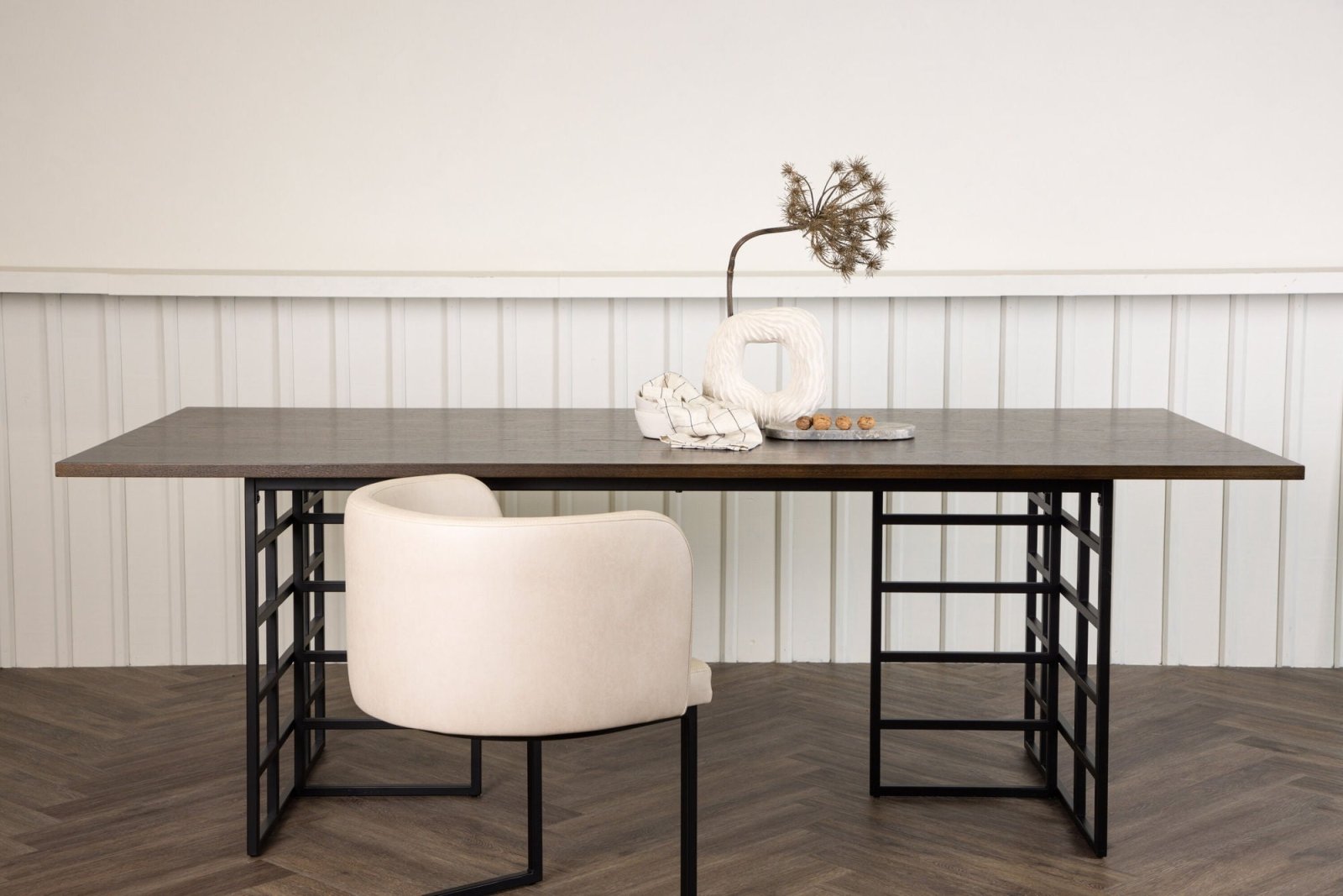 Furniture Fashion Ystad Matbord 100x220, Brun - Azalea Home