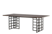 Furniture Fashion Ystad Matbord 100x220, Brun - Azalea Home