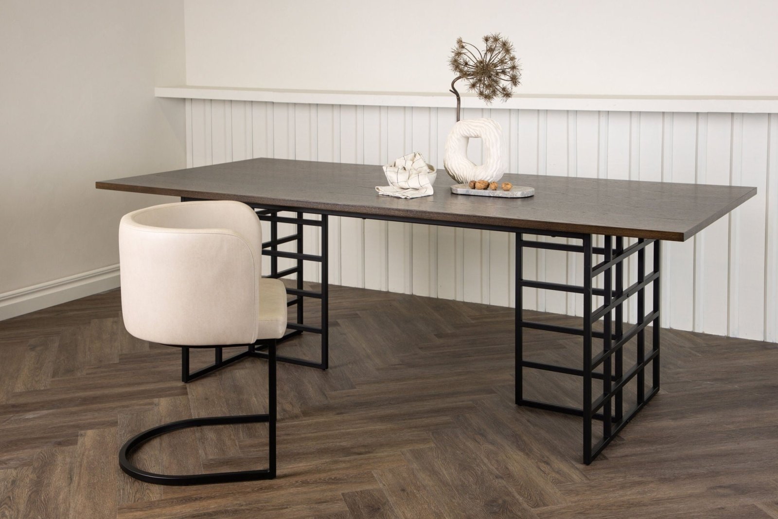 Furniture Fashion Ystad Matbord 100x220, Brun - Azalea Home