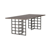 Furniture Fashion Ystad Matbord 100x220, Brun - Azalea Home
