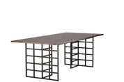Furniture Fashion Ystad Matbord 100x220, Brun - Azalea Home