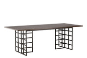 Furniture Fashion Ystad Matbord 100x220, Brun - Azalea Home