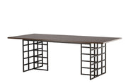 Furniture Fashion Ystad Matbord 100x220, Brun - Azalea Home