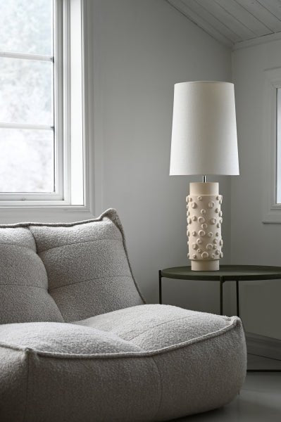 Hallbergs Belysning Avalon Lampfot, Beige - Azalea Home
