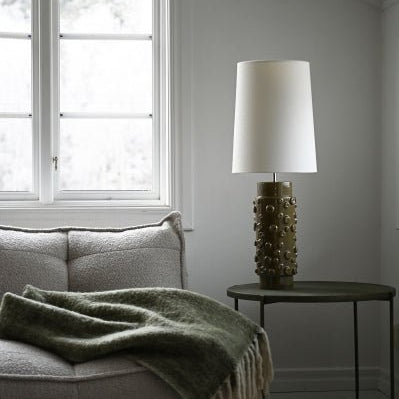 Hallbergs Belysning Avalon Lampfot, Olivgrön - Azalea Home