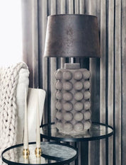 Hallbergs Belysning Bubbels Lampfot L H49cm, Brun - Azalea Home