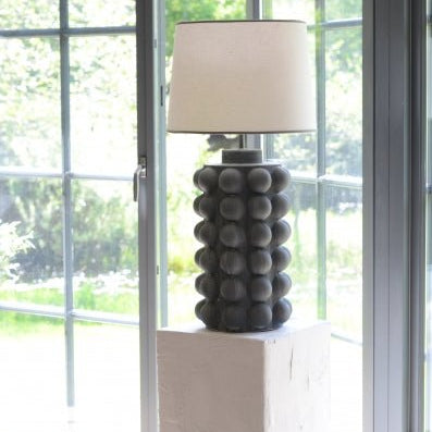 Hallbergs Belysning Bubbels Lampfot L H49cm, Grå - Azalea Home