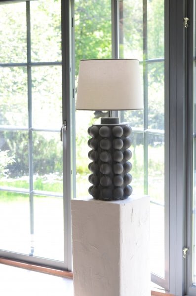 Hallbergs Belysning Bubbels Lampfot L H49cm, Grå - Azalea Home