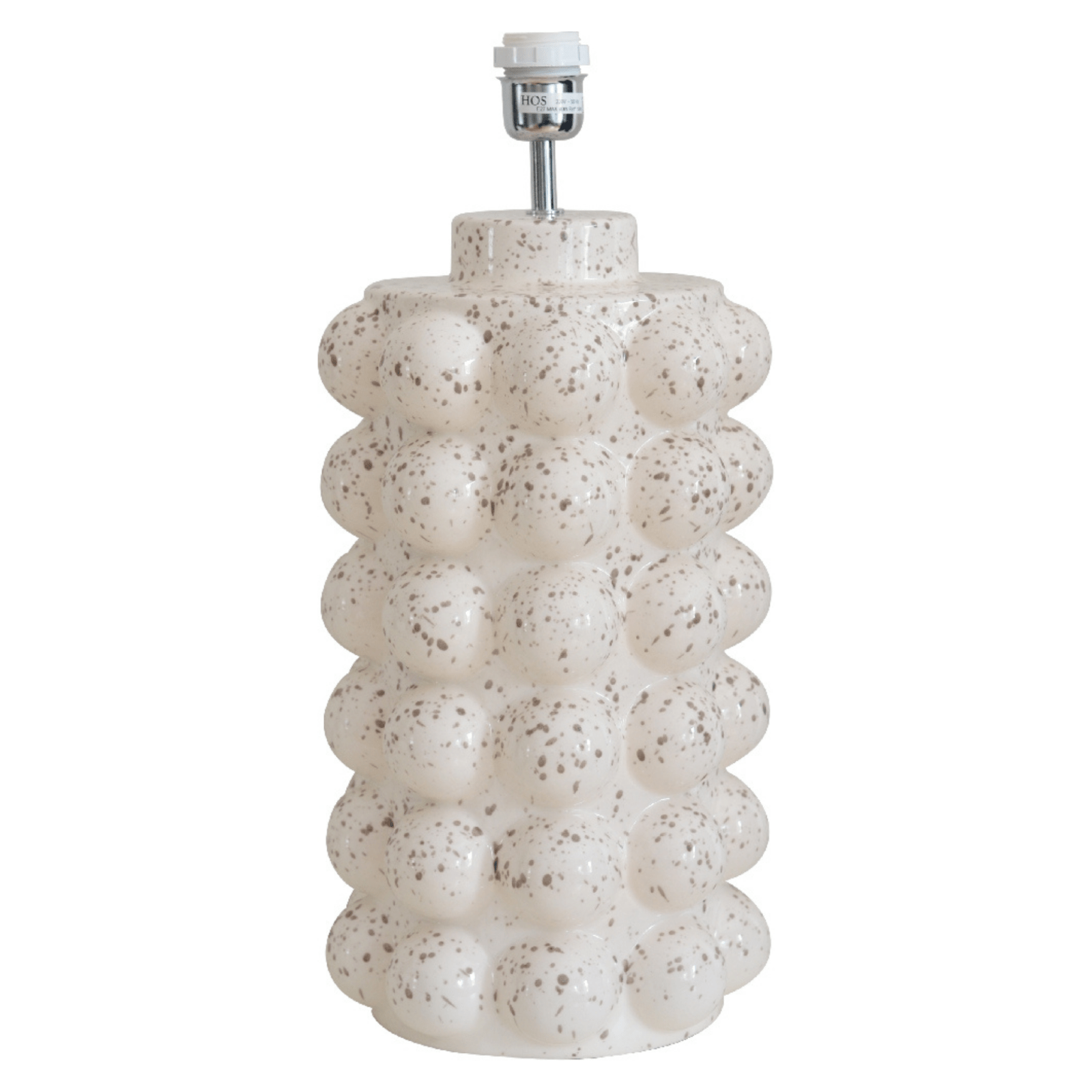 Hallbergs Belysning Bubbels Lampfot L H49cm, Stracciatella - Azalea Home