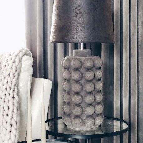 Hallbergs Belysning Bubbels Lampfot M H38cm, Brun - Azalea Home