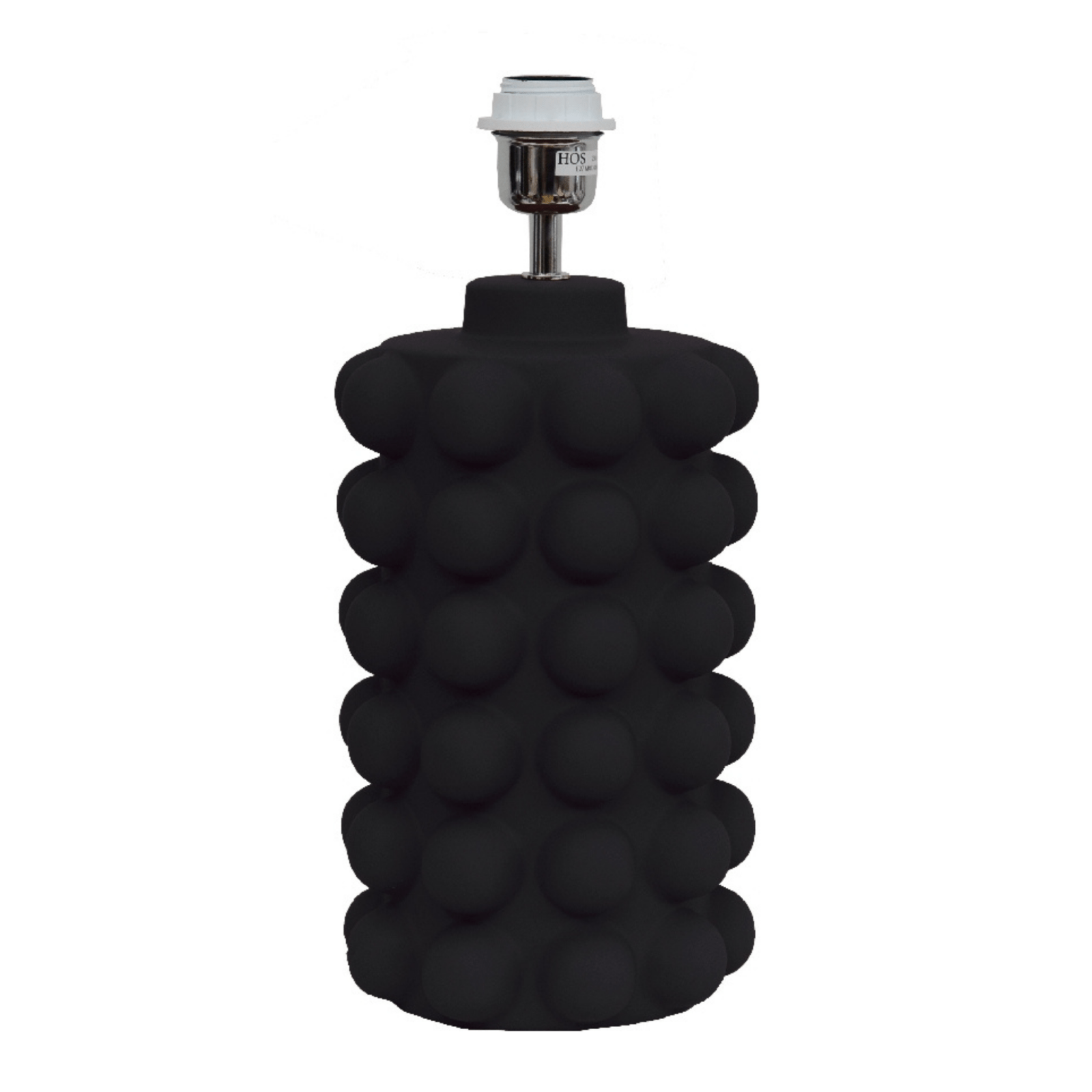 Hallbergs Belysning Bubbels Lampfot M H38cm, Svart - Azalea Home
