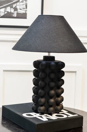 Hallbergs Belysning Bubbels Lampfot M H38cm, Svart - Azalea Home