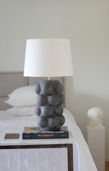 Hallbergs Belysning Bubbels Lampfot XL H47cm, Grå - Azalea Home