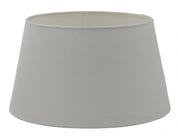 Hallbergs Belysning Carolin låg Lampskärm 36cm, Vit - Azalea Home
