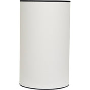 Hallbergs Belysning Carolin Lampskärm 25cm, Vit/Svart - Azalea Home