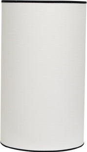 Hallbergs Belysning Carolin Lampskärm 25cm, Vit/Svart - Azalea Home