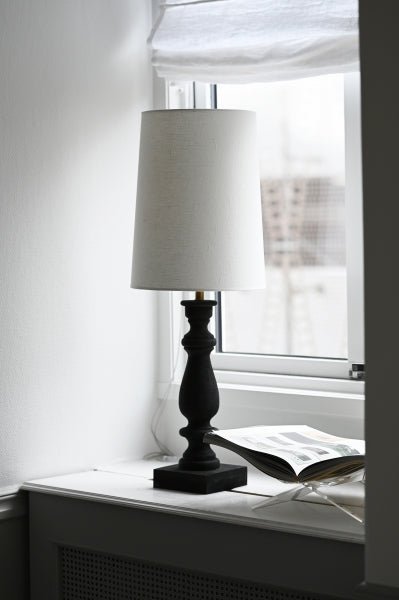 Hallbergs Belysning Carolin Lampskärm 35cm, Vit - Azalea Home