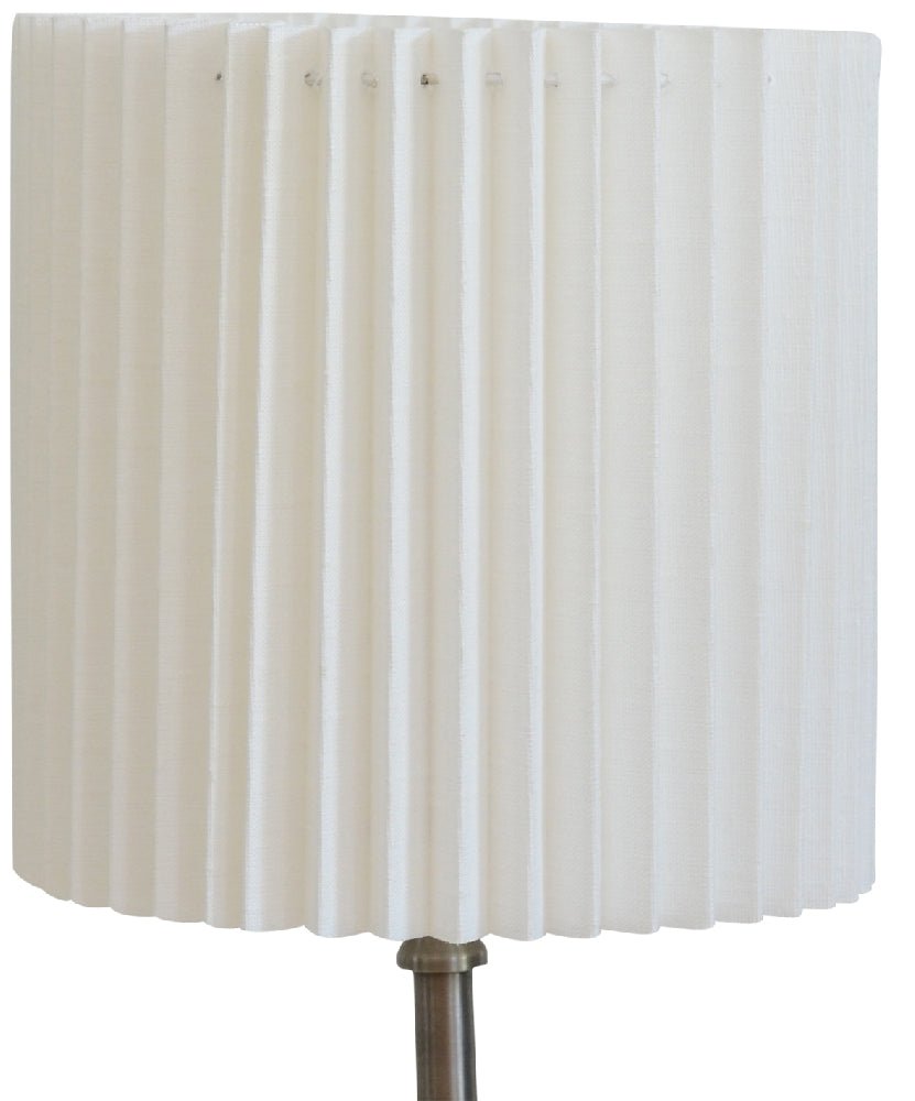 Hallbergs Belysning Carolin Lampskärm 35cm, Vit - Azalea Home