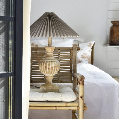 Hallbergs Belysning Carolin Lampskärm 40cm, Natur - Azalea Home