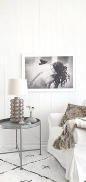 Hallbergs Belysning Carolin Lampskärm 40cm, Vit - Azalea Home