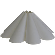 Hallbergs Belysning Carolin Lampskärm 42cm, Vit - Azalea Home