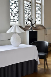Hallbergs Belysning Carolin Lampskärm 52cm, Vit - Azalea Home