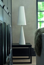 Hallbergs Belysning Carolin Lampskärm H45cm, Vit - Azalea Home
