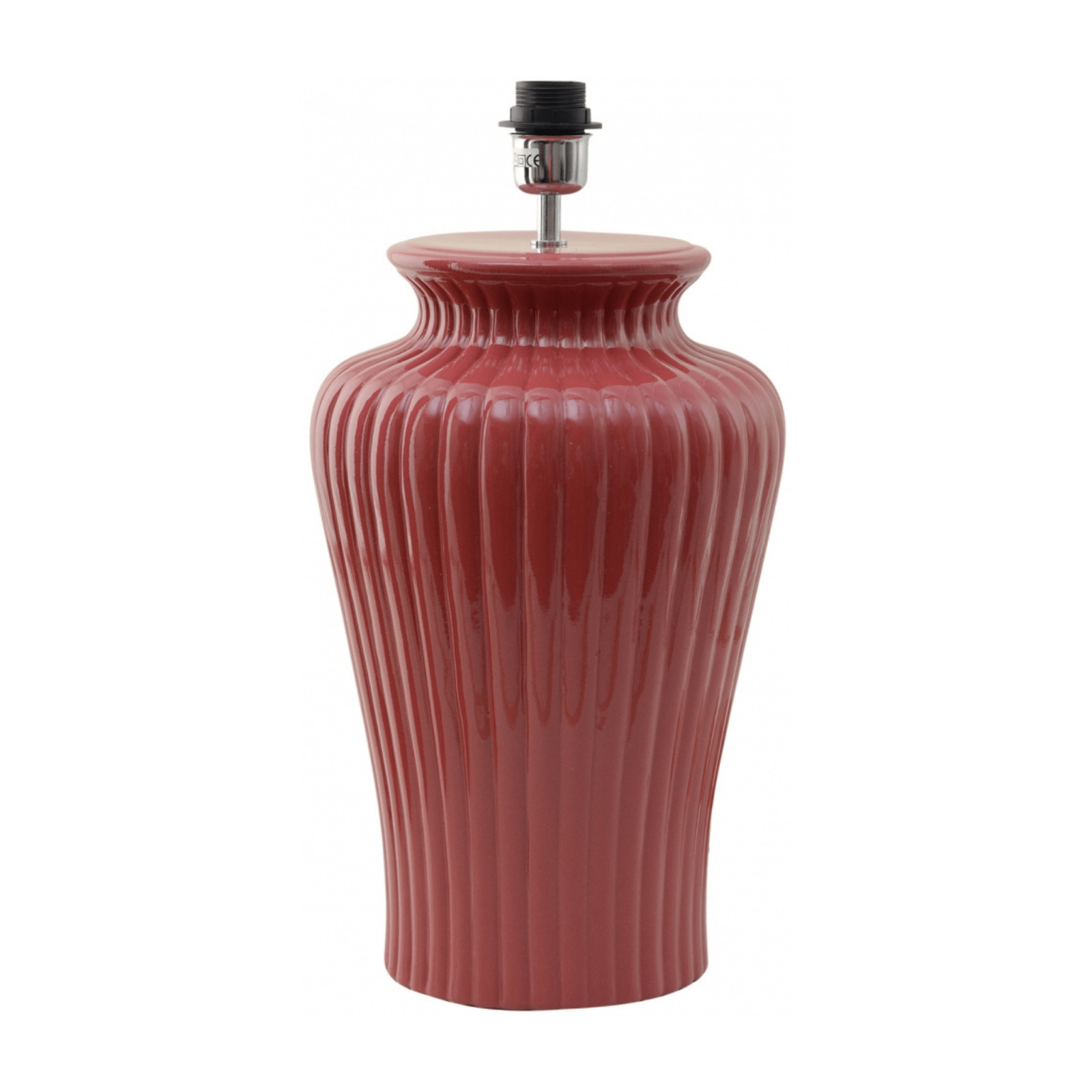 Hallbergs Belysning Dahlia Lampfot H50cm, Röd - Azalea Home